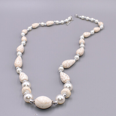 

Ladies Fashion Charm Bohemian Turquoise Beads Collar Bib Necklace Pendant Summer Women Beach Party Fine Jewelry Accessories
