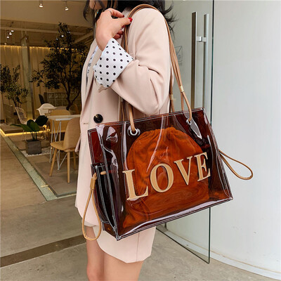 

Tailored Womens Fashion Large-Capacity Handbag Work Bag Red Brown Shoulder Bag Wild
