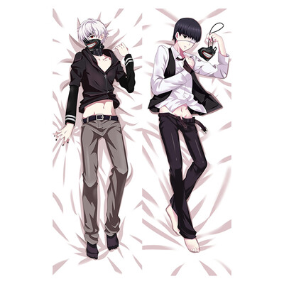 

Tokyo Ghoul Pillowcase Japanese Anime Double-Sided Decorative Pillow Cover Home Sofa Decor Gift