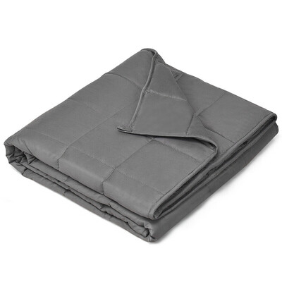 

41" x 60" 7 lbs 100 Cotton Weighted Blankets-Gray