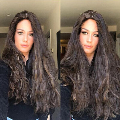 

〖Follure〗Fashion Black Synthetic Wig Long Curly Wavy Wigs Natural Full Wigs For Women