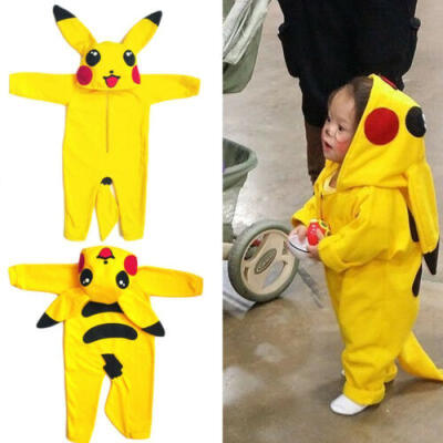 

Cute Toddler Infant Baby Boy Girl Pikachu Outfit Jumpsuit Rompers Playsuit