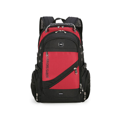 

Fashion multi-function computer backpack large capacity Swiss Warrior Saber shoulder bag outdoor waterproof nylon travel bag
