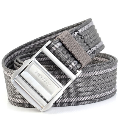 

Unisex belt Stripe Color Nylon Automatic Buckle Men belt fashion Alloy buckle Outdoor Multifunction Casual Men&Women belt