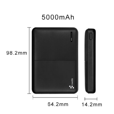 

Swalle light&portable compact small capacity power bank with LED with screen display with wireless charging
