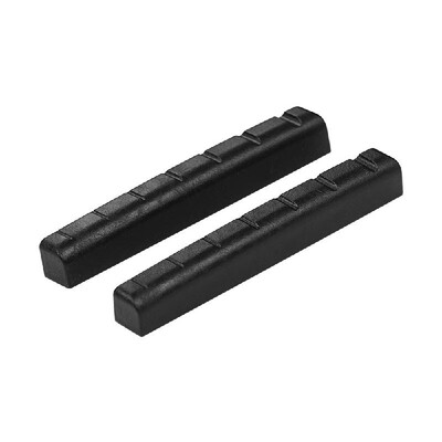 

2PCS Black Plastic Slotted Nut Saddle for 7 Strings Guitar Replacement Parts