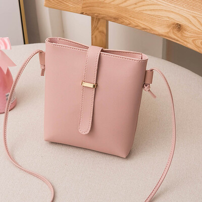 

Tailored Women Simple Fashion Bucket Bag Strap Messenger Shoulder Bag Mobile Phone Bag