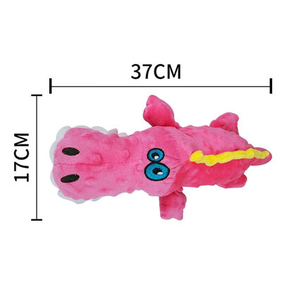 

Funny Pet Dog Cat Fleece Durability Plush Dog Toys Squeak Chew Sound Toy Fit for All Pets Crocodile Shaped Plush Toys