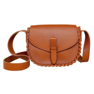 

Women Shoulder Messenger Bag PU Leather Flap Crossbody Solid Color Bags