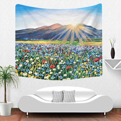

Gobestart Colorful Print Tapestry Art Room Wall Hanging Tapestry Art Nature Home Decor