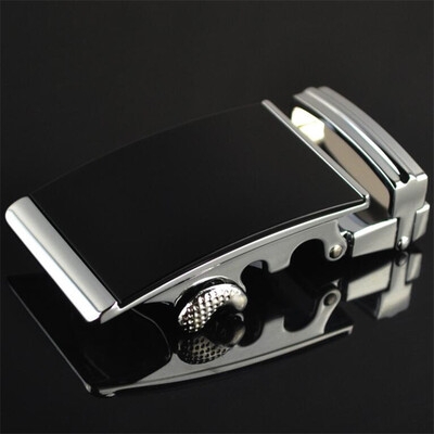 

Fashion Mens Business Alloy Automatic Buckle Unique Men Plaque Belt Buckles for 35cm Ratchet Men Apparel Accessories g1