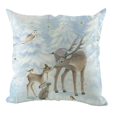 

〖Follure〗Christmas Pillow Cover Pillowcases Decorative Sofa Cushion Cover Home Decoration