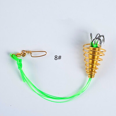 

Vissen 1pcs Anti-hanging bottom explosion hook Anti-scraping hook fishing big spring bomb hook fishing gear accessories