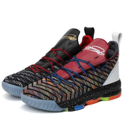 

Mens shoes trend fashion couple shock absorption basketball shoes fly woven breathable sports shoes men