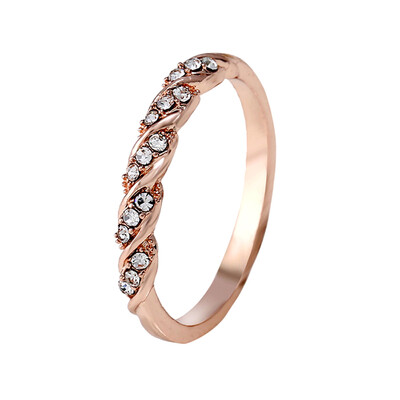 

New Fashion Style White Crystal Rings for Women Cubic Jewelry Vintage Purple Ring with Stones Valentines Day Gifts