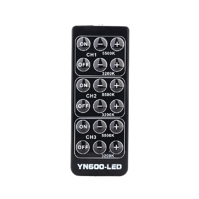

Yongnuo YN600L 600 LED Studio Video Light Lamp Color Temperature Adjustable for Canon Nikon Camcorder DSLR with Remote Control