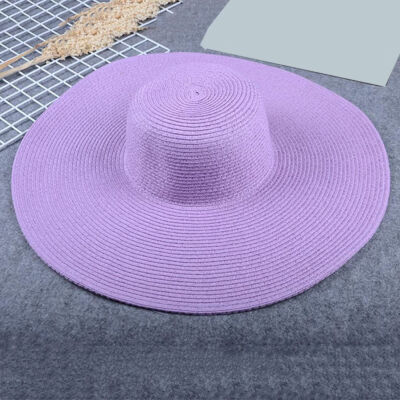 

Packable New Version of Spring&Summer Big Straw Hat Beach Hat Big Hat Visor Ladies Sun Hat