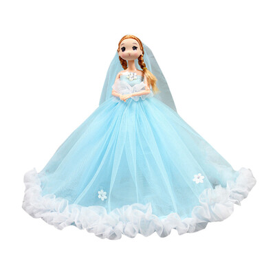 

Tailored Fashion Soft Body Wed Party Dress Princess Doll Pendant 12 inch Girl Favor Gift