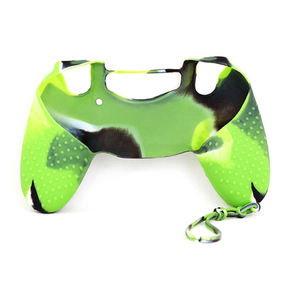 

〖Follure〗Soft Camouflage Silicone Case Cover For Sony Playstation 4 PS4 Controller BU