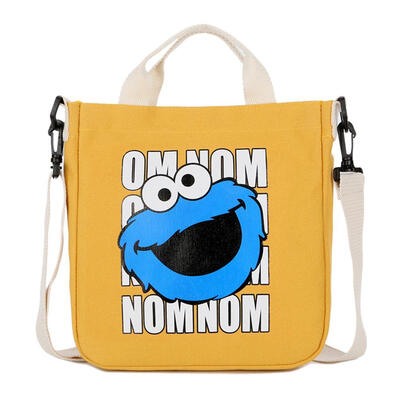 

Women Cartoon Print Bag Large Shell Wide Shoulder Strap Messenger Bags