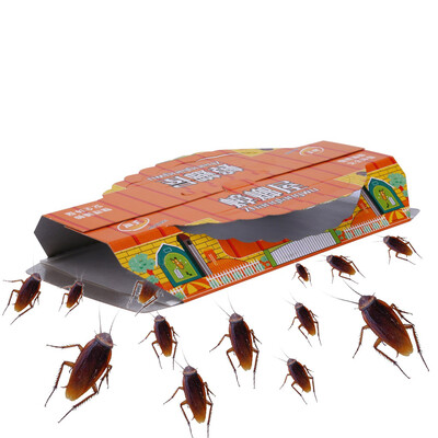 

JPGIF 10pcs Capture Device Killing Cockroach House Bait Sticky Board Traps Non Toxic