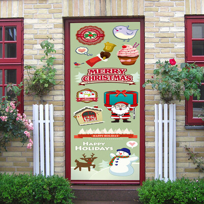 

〖Follure〗Christmas Tree Door Cover Holiday Covers Decoration 30-Inch By 65-Feet