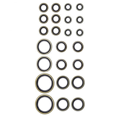 

Greensen 24pcs Imperial Standard Copper Skeleton Oil Seals Set Assortment Kit