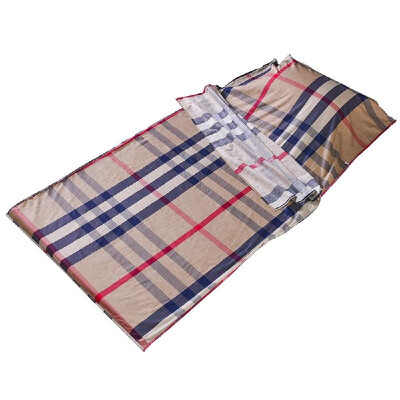 

Outdoor Travelling Backpacking Sleeping Bag Liner Compact Lightweight Cotton Fabric Sleeping Bag
