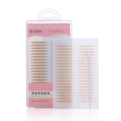 

Nika Nika lace invisible double eyelid stickers 240 stickers mesh olive with push rod natural beauty easy to wear