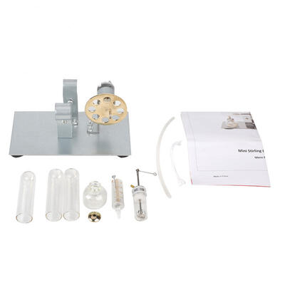 

Greensen Zinc Alloy Mini Stirling Engine Motor Model Kits Students Physical Educational Steam Toy