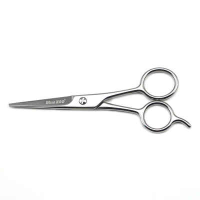 

Bluezoo Stainless Steel Beards Scissor Hair Styling Eyebrow Scissor Shaving Shears Hair Trimmer Eyebrow Bang Cutter