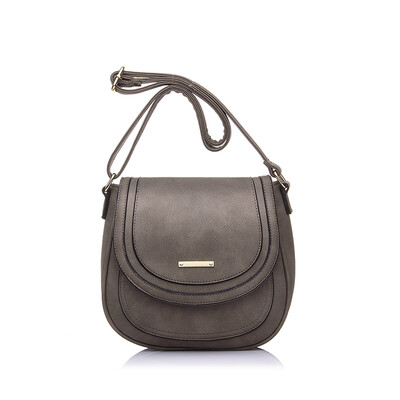 

REALER women shoulder bags ladies solid messenger bag female small handbag artificial leather small saddle crossbody bag purse