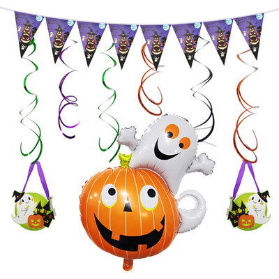 

Toponeto Combination Balloon Halloween Celebration Party Decoration
