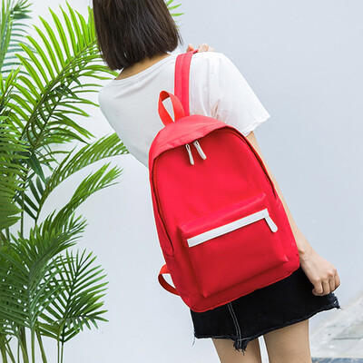

Tailored Unisex Canvas Letter Backpack Outdoor Travel Backpack Student Bag Shoulder Bag