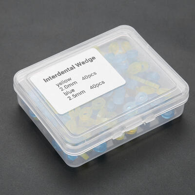 

Greensen 80pcs Disposable Rubber Teeth Fixing Dental Wedges Dental Filling Tool