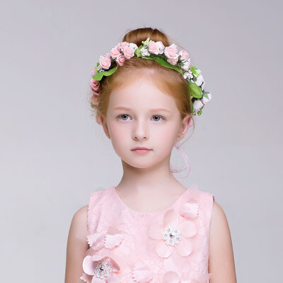 

Girls Garland Headwear Mori Girls Garland Hand Flower Set New Years Day Childrens Day Jewelry Head Flower Hair Accessories