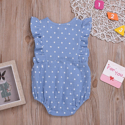 

WEIXINBUY New Cute Baby Romper Toddler Girls for Newborn Cotton Rompers