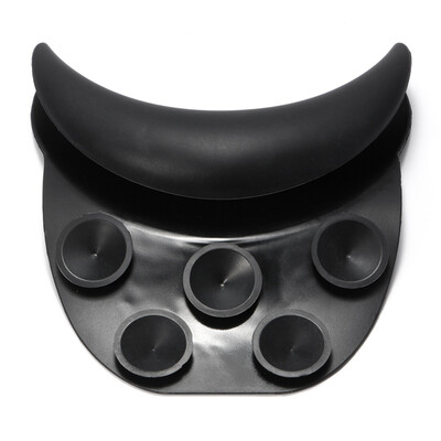 

Black Silicone Shampoo Head Pillow Neck Rest Hairdresser Accessories Comfortable