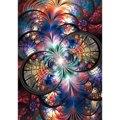 

5D DIY Full Drill Diamond Painting Colorful Flower Cross Stitch Embroidery