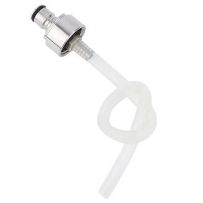 

Greensen Stainless Steel Carbonation Cap with Silicon Tube for PET Bottles Homebrew Beer Soda Water