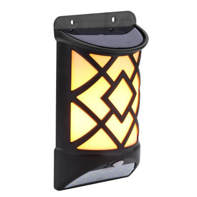 

Solar Flame Effect Motion Sensor LED Night Lamp Wall Light