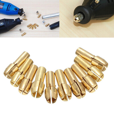 

10pc Metal Drill Chuck Collet Bits 05-32mm 4mm Shank For Rotary Tool Accessory