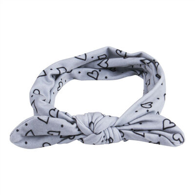 

Baby Girls Bunny Cute Kids Turban Knot Rabbit Headband Bow Hair bands Head wrap