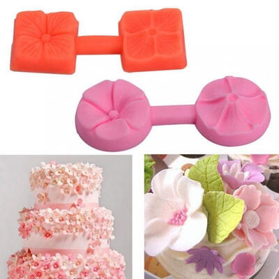

New Silicone 3D Rose Flower Fondant Cake Chocolate Sugarcraft Mould Mold Tools