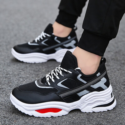 

Thick-soled mesh shoes ins super fire old shoes sports shoes noodle trend mens shoes