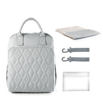

Diaper Bag Backpack Large Capacity Multi-function Waterproof Polyester Baby Clothes Diaper Nappy Milk Powder Bottle Travelling Sto