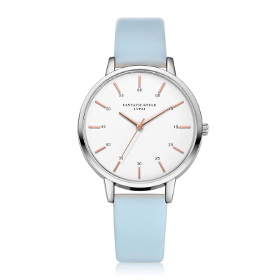 

Hot Sale Women Watches Silver Border Scale Disc Ladies Quartz Wristwatch Solid Color Leather Strap Clock Fashion Reloj Mujer