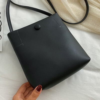 

Womens bag summer small&fresh 2019 new style Korean-style Korean-style red-and-white candy-and-all-on-one bucket bag