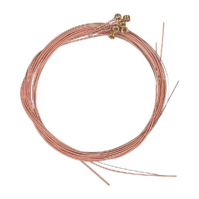 

Acoustic Folk Guitar Strings Set Steel Core Copper Alloy Winding 6pcs Set