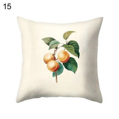 

Fresh Flower Leaf Pillow Case Cushion Cover Sofa Bed Car Cafe Office Decoration